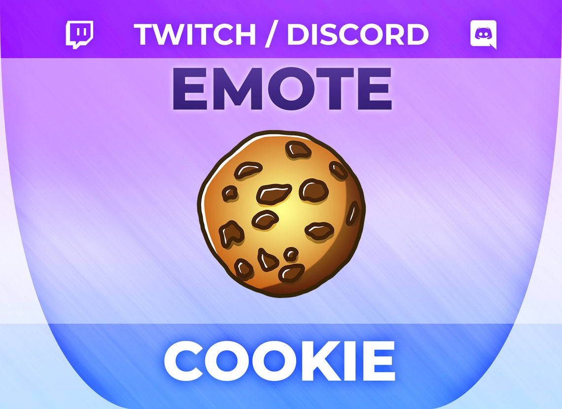 EMOTE TWITCH COOKIE Twitch & Discord Etsy