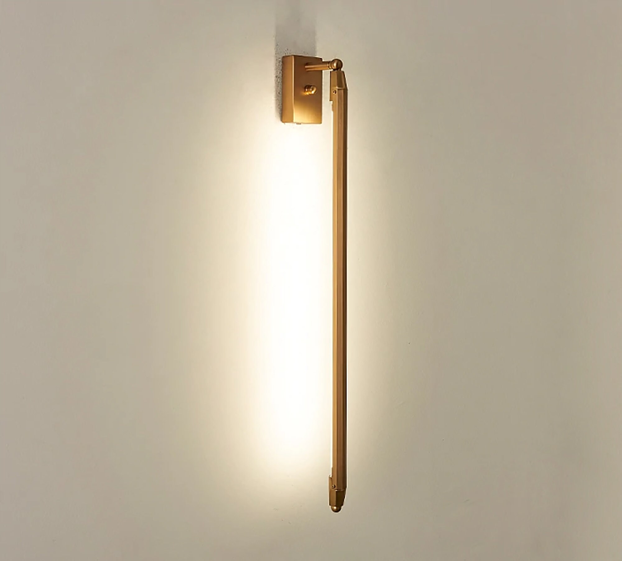 Minimalist Strip Wall Lamp Interior Design Light Fixtures Etsy