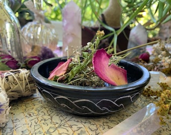 Celtic Soapstone Offering Dish