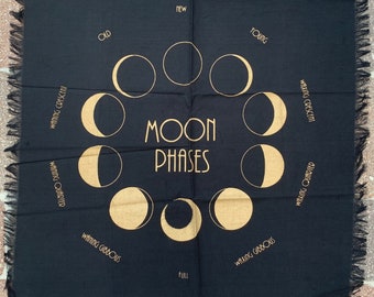 Moon Phases Altar Cloth