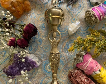 Brass Goddess Incense Burner 9”