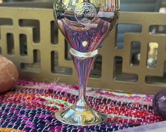 Mini Tree of Life Silver Plated Chalice