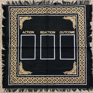 Three Card Tarot Altar Cloth
