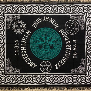 Ouija Tree of Life Altar Cloth