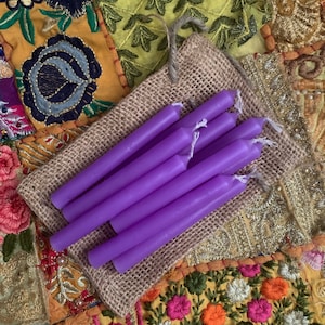 10 Purple Spell Candles