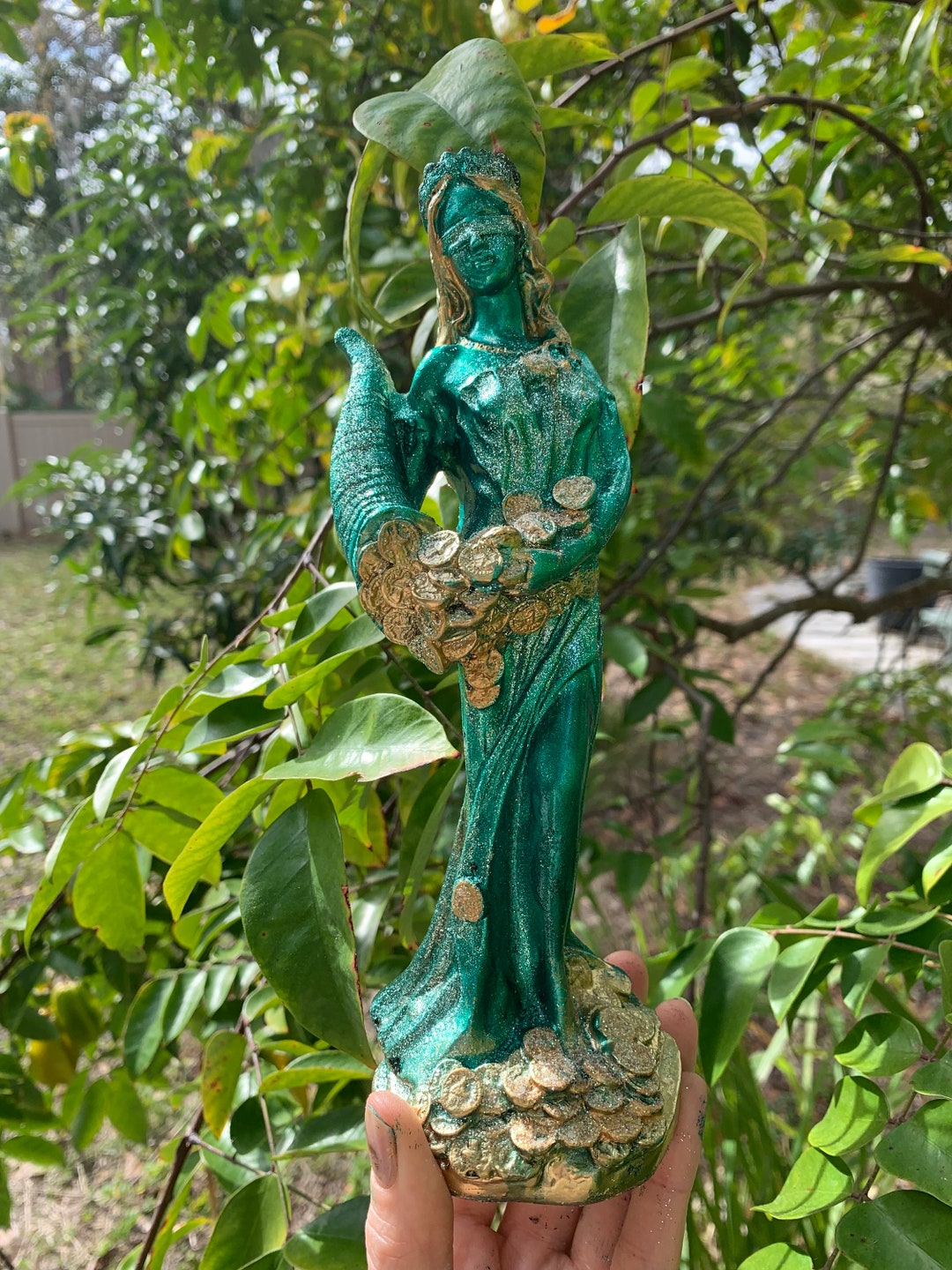 Tyche Greek Goddess of Prosperity and Abundance Fortuna, Euthenia - Etsy