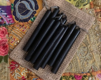 10 Black Spell Candles