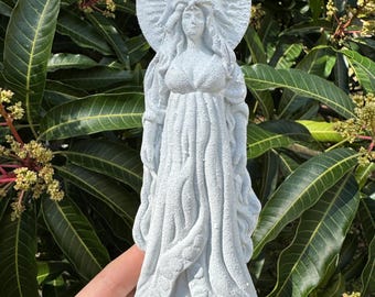Triple Moon Goddess Statue