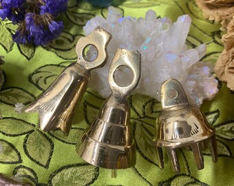 Mini Brass Altar Bells (set of 3)