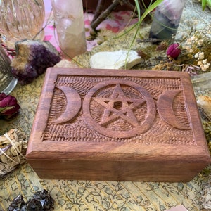 Triple Moon Spell Box and w/ Lavender Kit