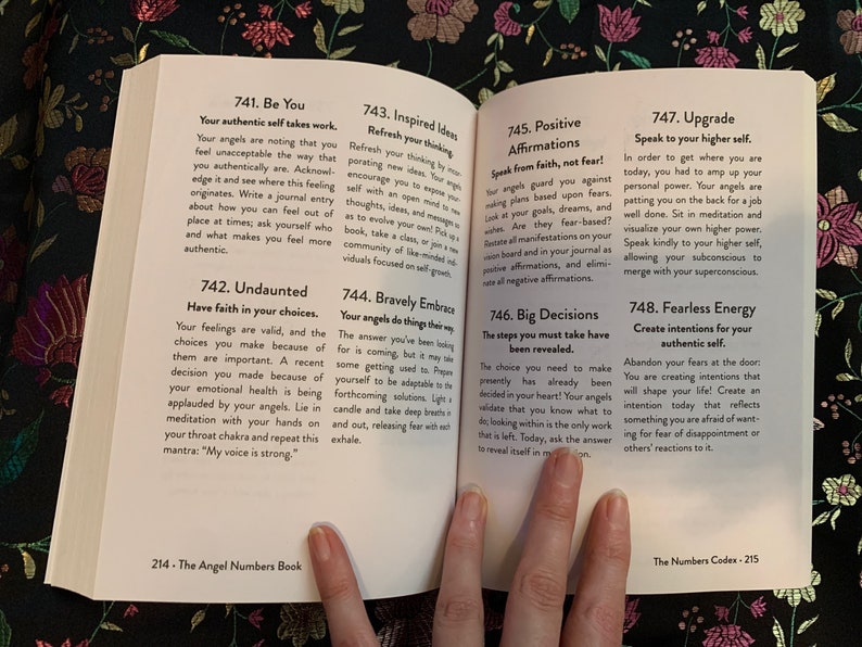 The Angel Numbers Book Etsy