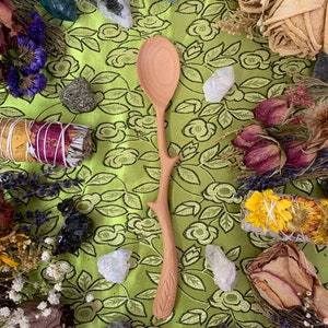 Twig Kitchen Witch Spoon 9.5”