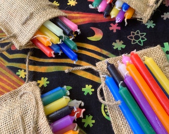 40 Spell Candles Assorted Colors