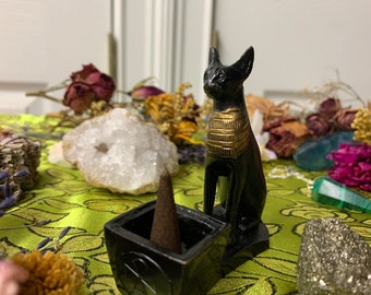 Bast Egyptian Cat Goddess Burner