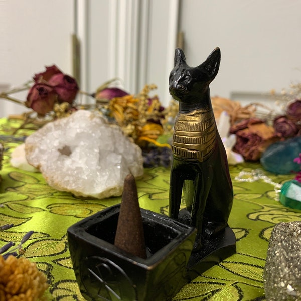 Bast Egyptian Cat Goddess Burner