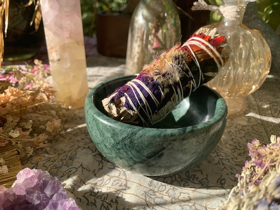Green Marble Altar Bowl