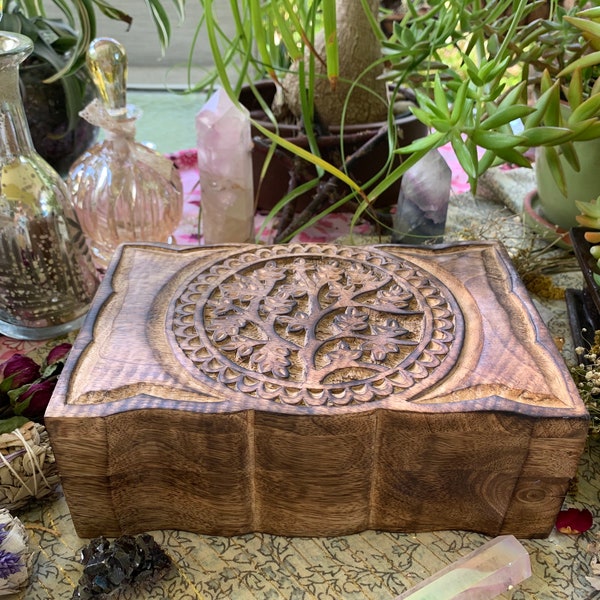 Tree of Life Wooden Box Kit w/ lavender