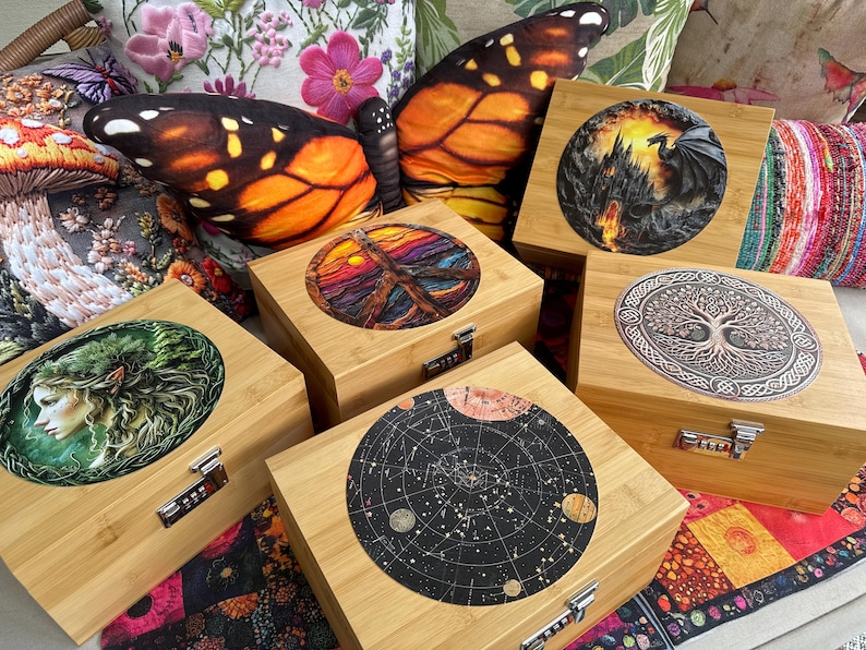 Large Wooden Stash Box No Design image 9