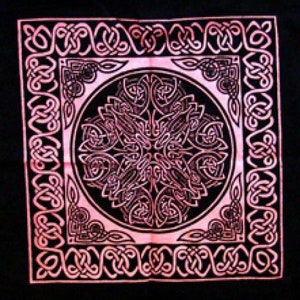 Rose Celtic Knot Tote Bag