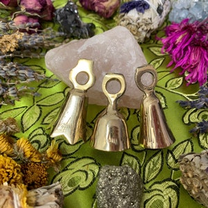 Mini Brass Altar Bells (set of 3)