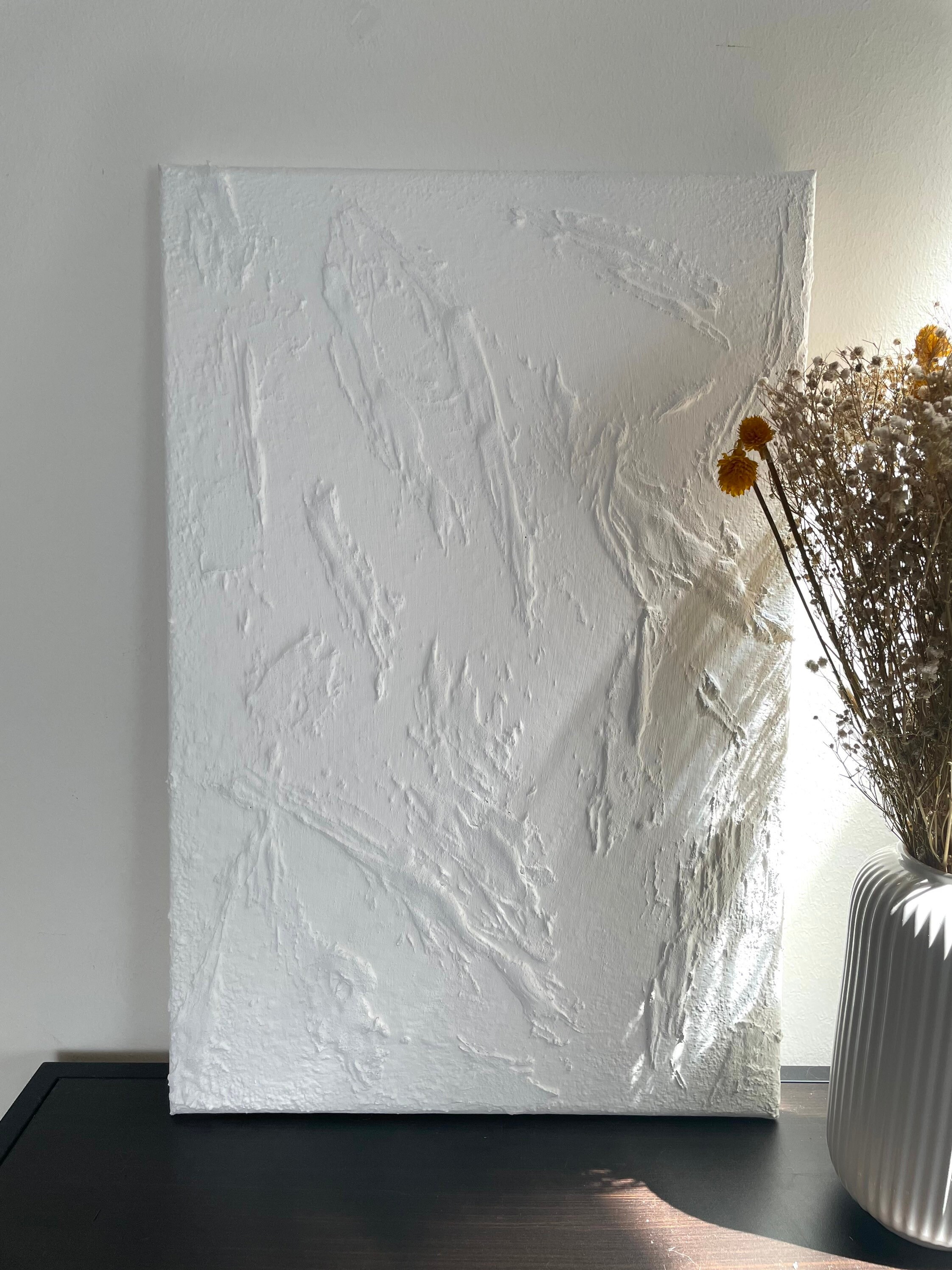 diy bild mit struktur