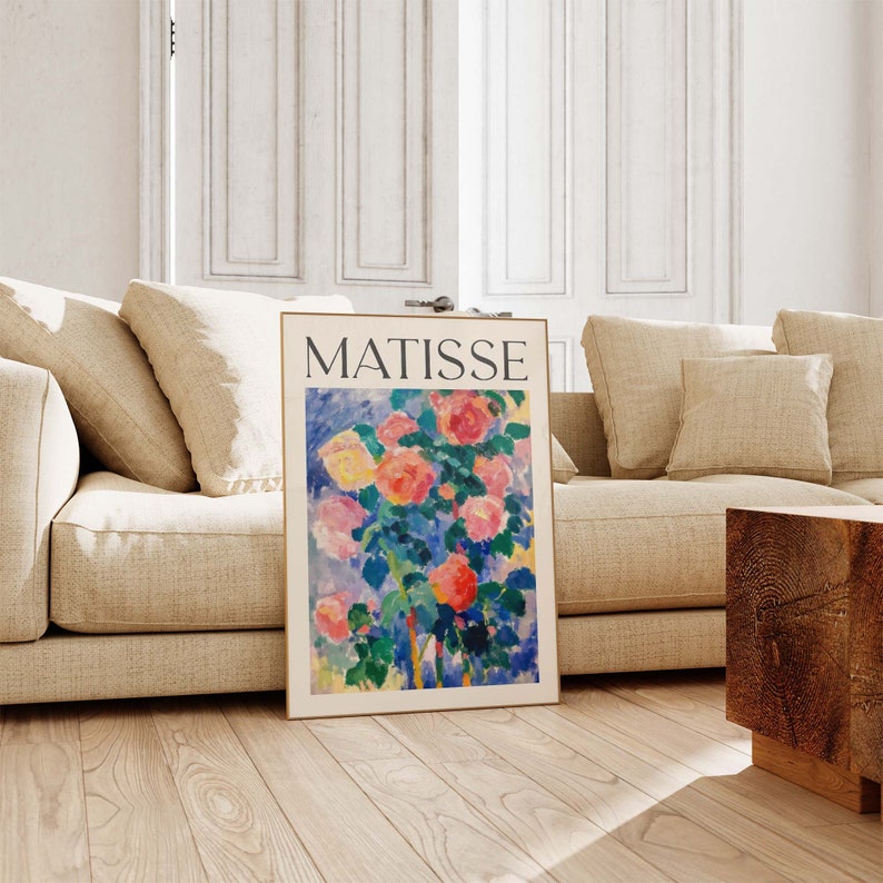 Matisse Roses Henri Matisse Print, Flowers Wall Art, Botanical Print, Gallery Wall ...