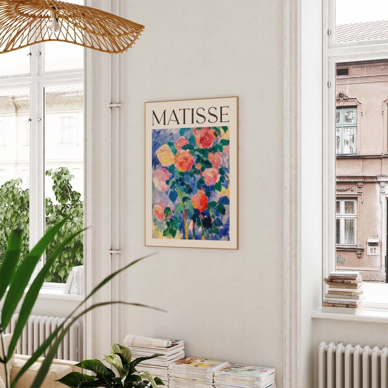 Matisse Roses Henri Matisse Print, Flowers Wall Art, Botanical Print, Gallery Wall ...