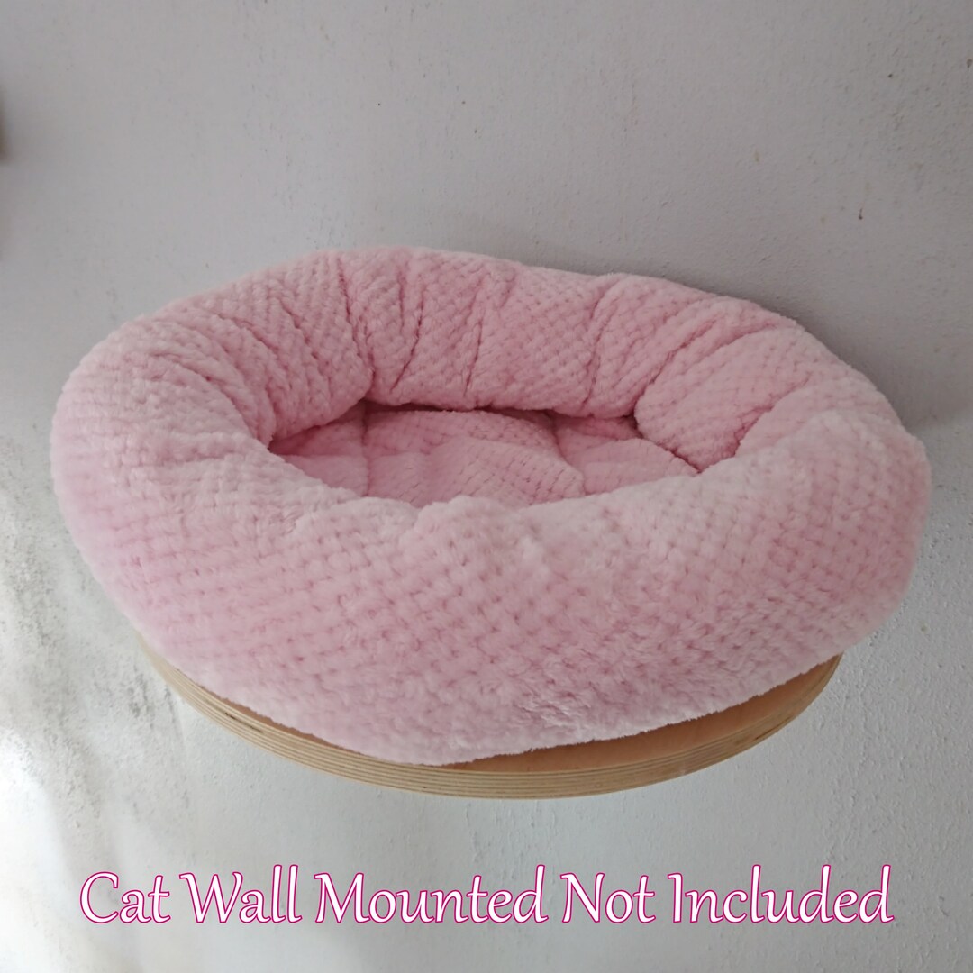 LIGHT PINK Waffle Fleece Cat Snuggle Bed Replacement to Fit in Etsy