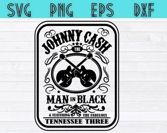 Download Johnny Cash Svg Etsy