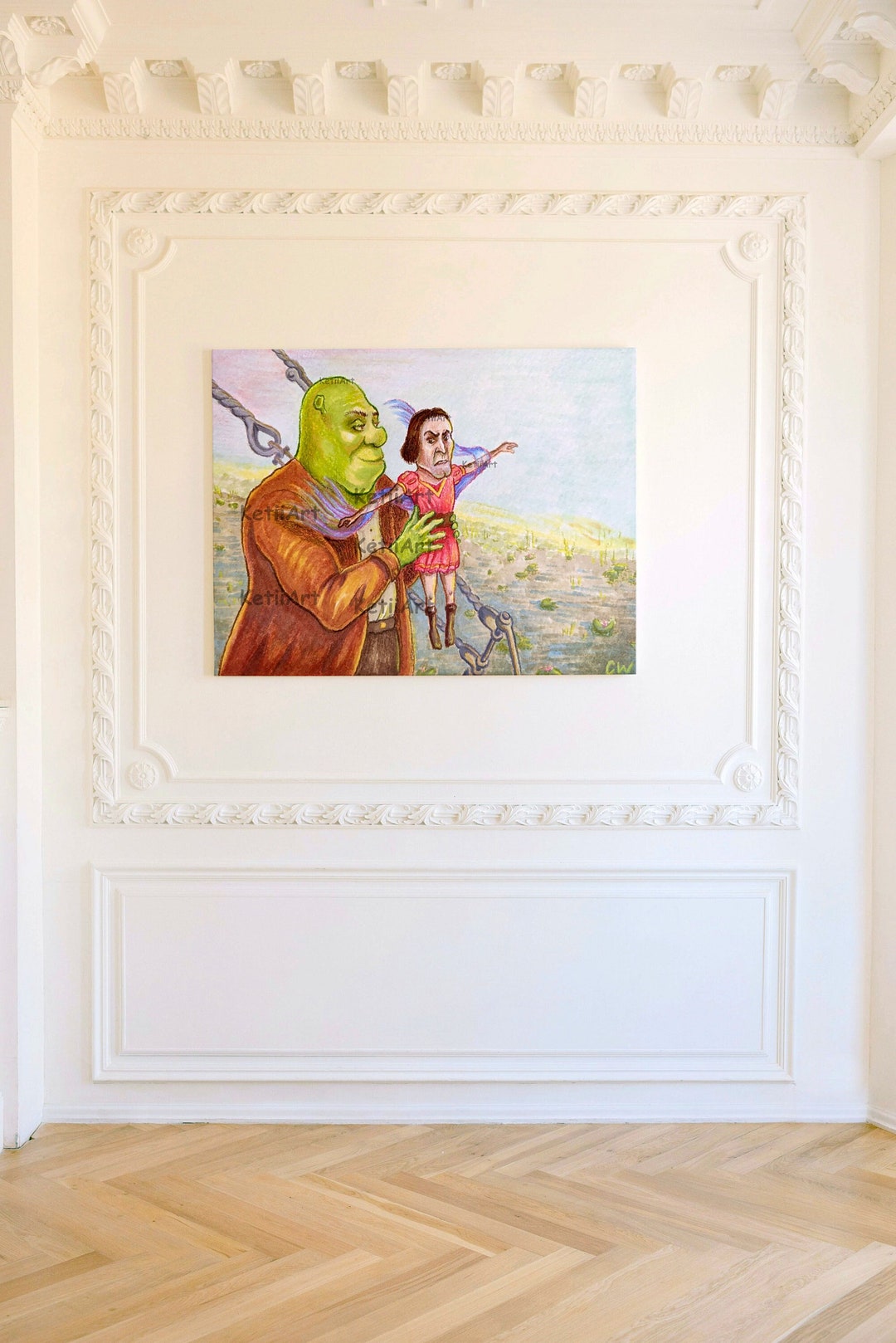 Titanic Shrek & Lord Farquaad Drawing Printable Download Etsy