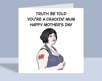 Truth be told - Happy Mothers Day Card  | Greetings Card, Mothers Day, Heart, Nessa, For Her, Funny, A6