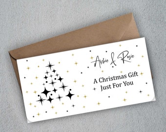 Personalised Christmas Gift Wallet | Gift Voucher Envelope | Christmas Money Card | Gift for Friends | Xmas Money Wallet