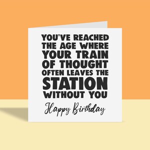 Vous avez atteint l'âge adulte - carte de joyeux anniversaire | Carte de voeux, rigolote, A6