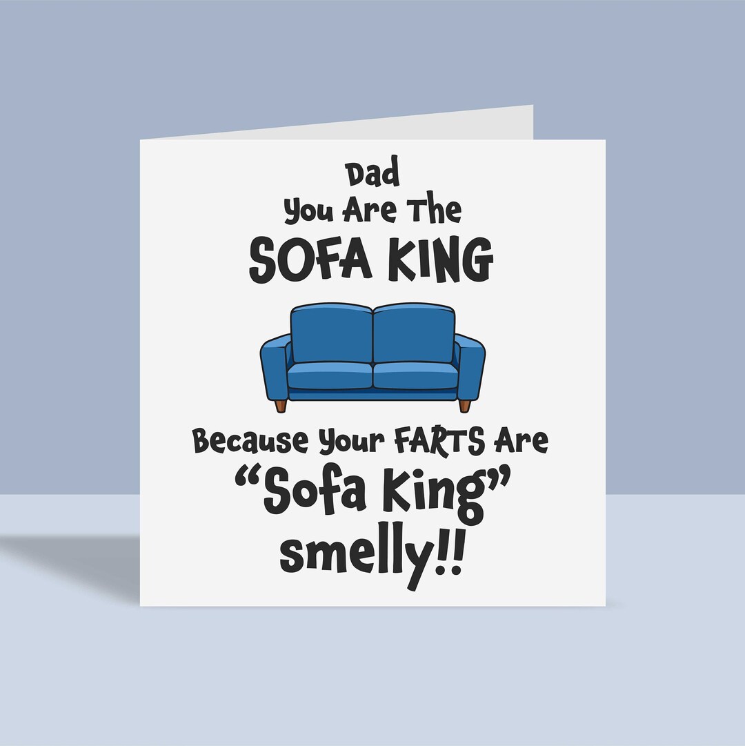 Sofá King Día del padre/Tarjeta de cumpleaños/Tarjeta de Etsy México