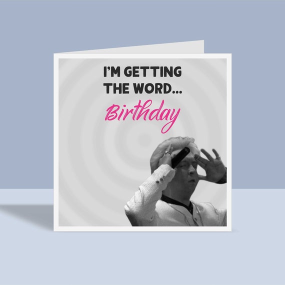 Phoenix Nights Inspired | Clinton Baptiste The Psychic - Funny Birthday Card  | Greetings Card, Happy Birthday, For Him, For Her, A6