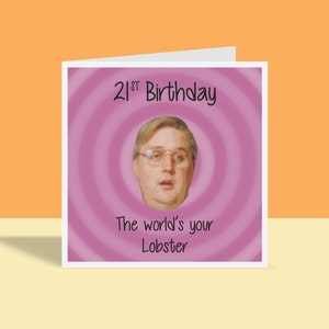Tarjeta de felicitación de cumpleaños divertida inspirada en Phoenix Nights, para él y para ella, tamaño A6