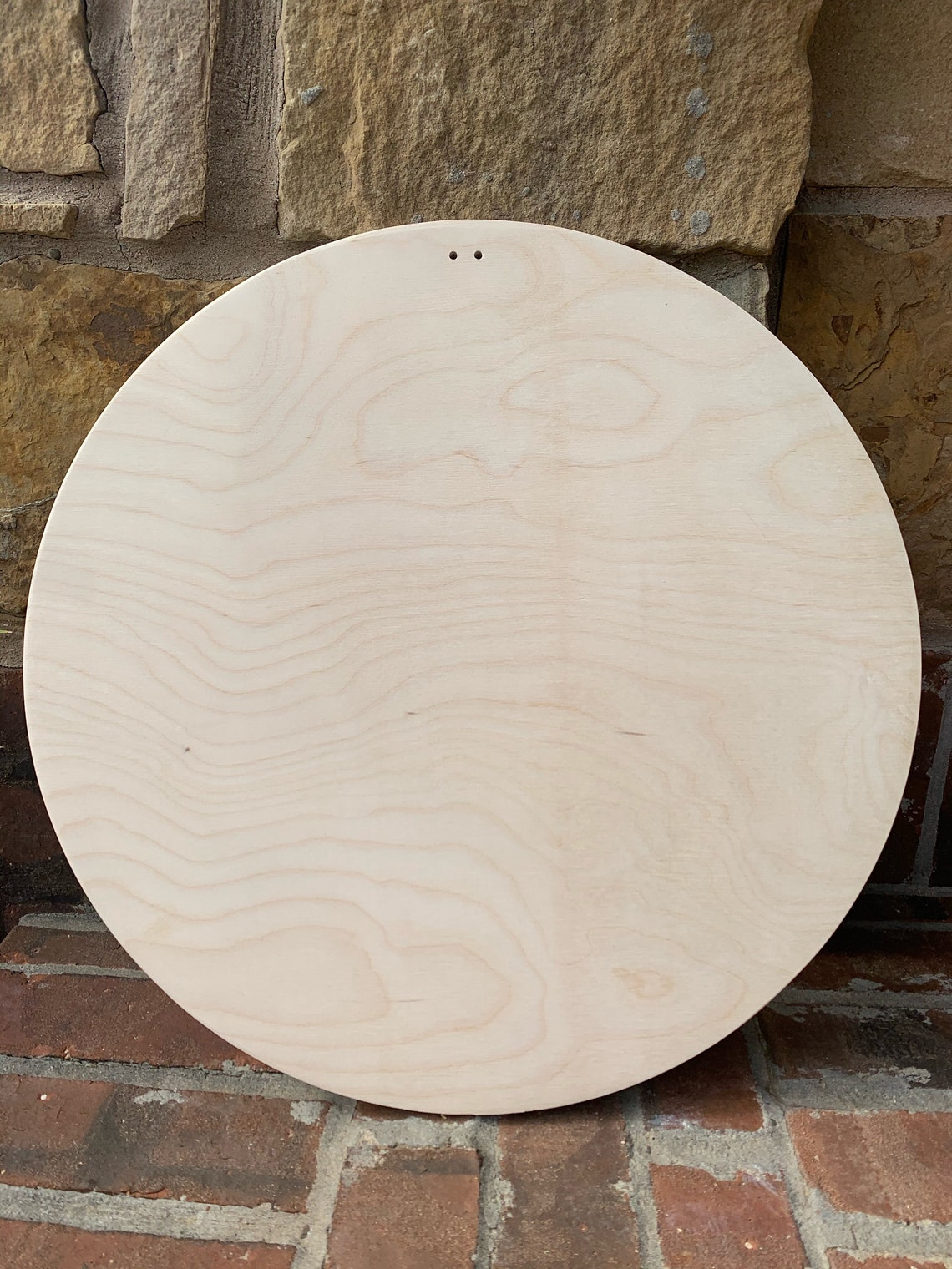1/2 Unfinished Birch Rounds Round Wood Blanks Craft Etsy