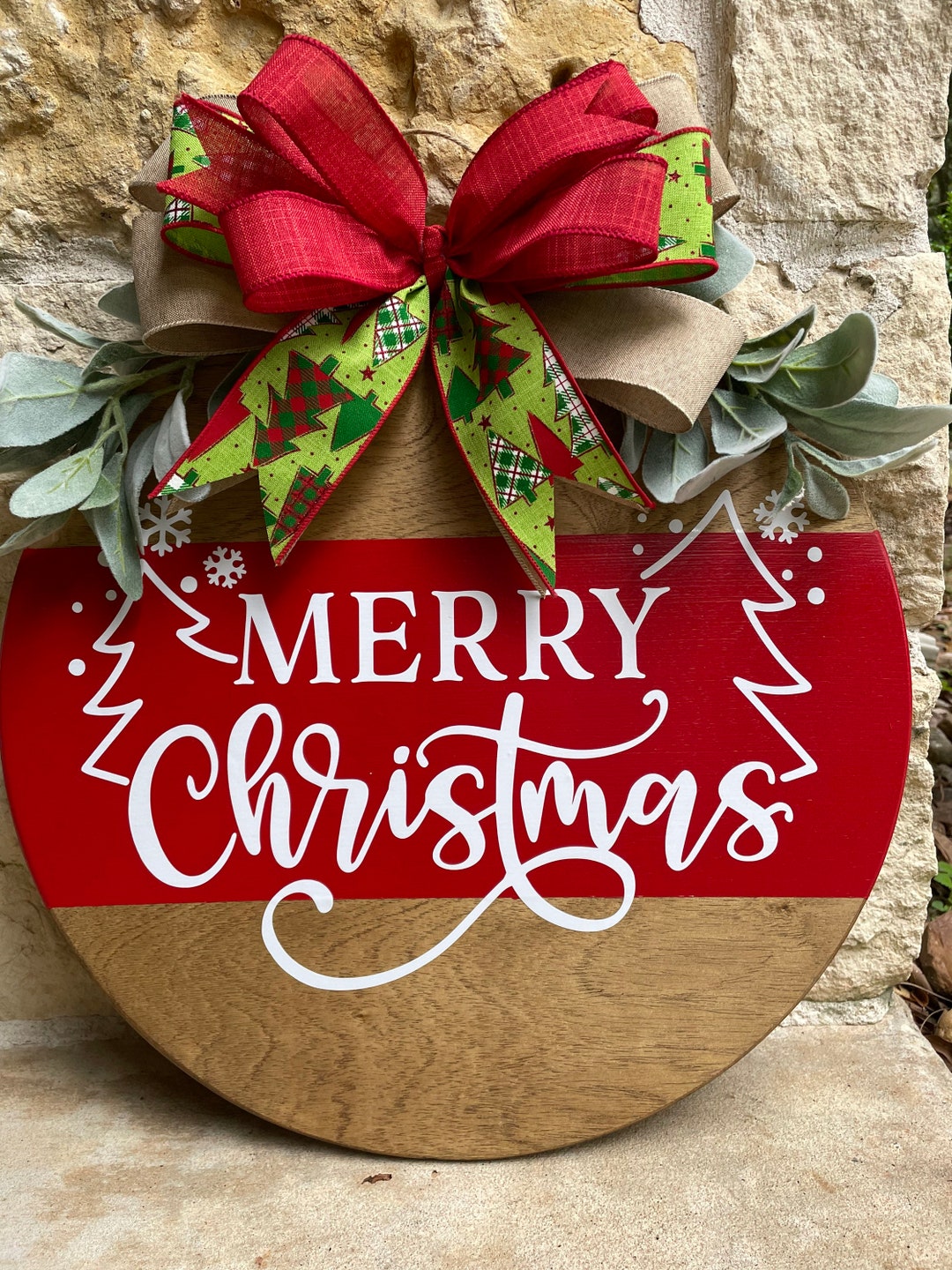 Merry Christmas Door Hanger, Christmas Door Hanger, Merry Christmas ...