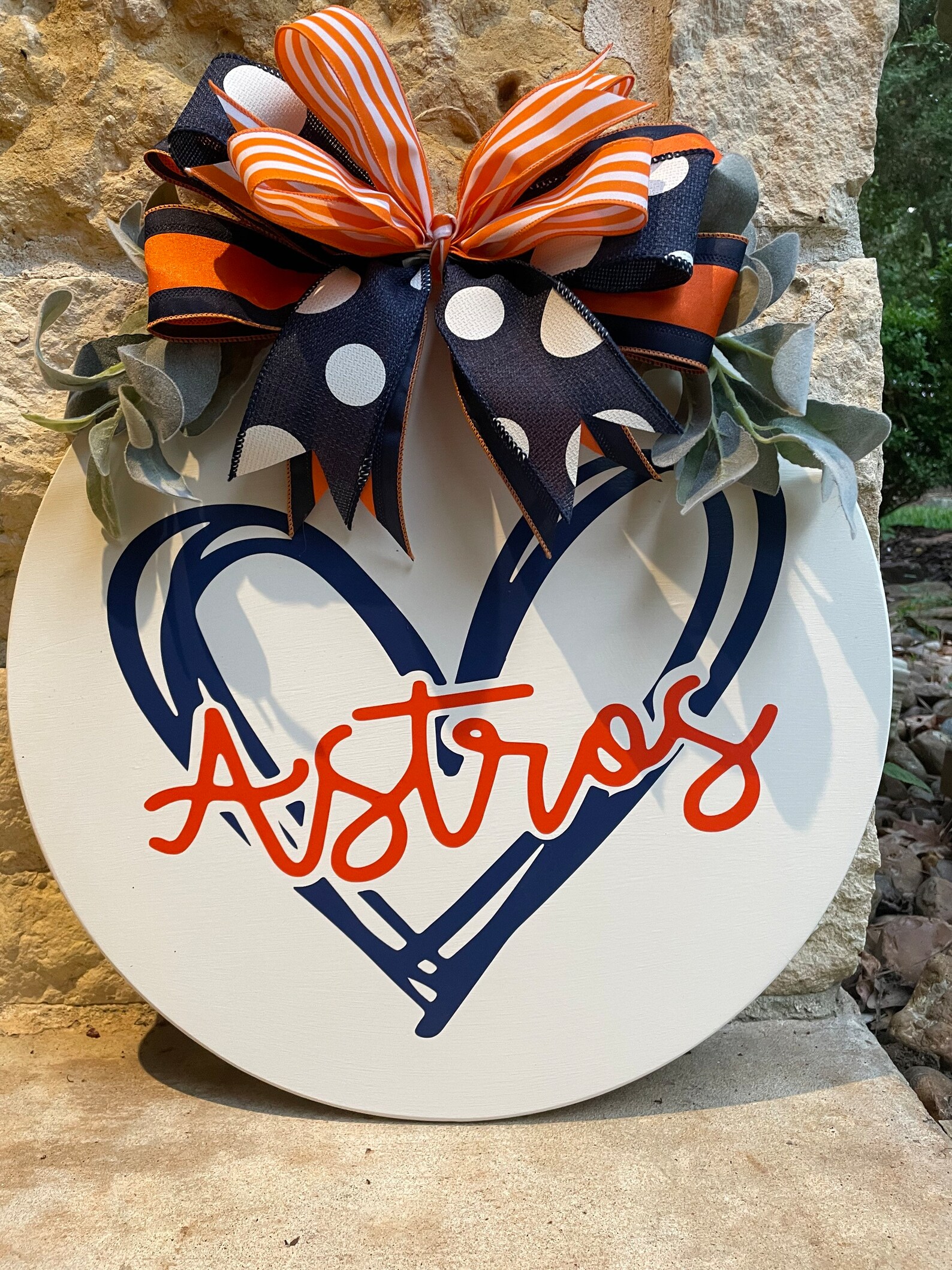 Houston Astros Door Hanger Astros Wreath Astros Door Hanger Etsy