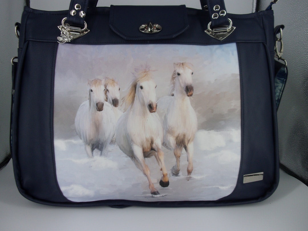 Horse Beaded Shoulder Bag