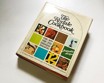 1973 Edition of "The Rodale Cookbook" Hardcover Recipe Book