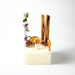 Handmade Cinnamon Candle, Cinnamon Stick Candle