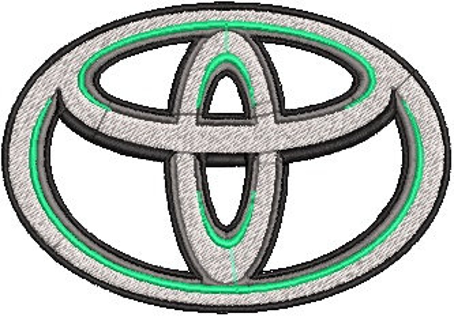 Machine embroidery designs Toyota Logo Etsy