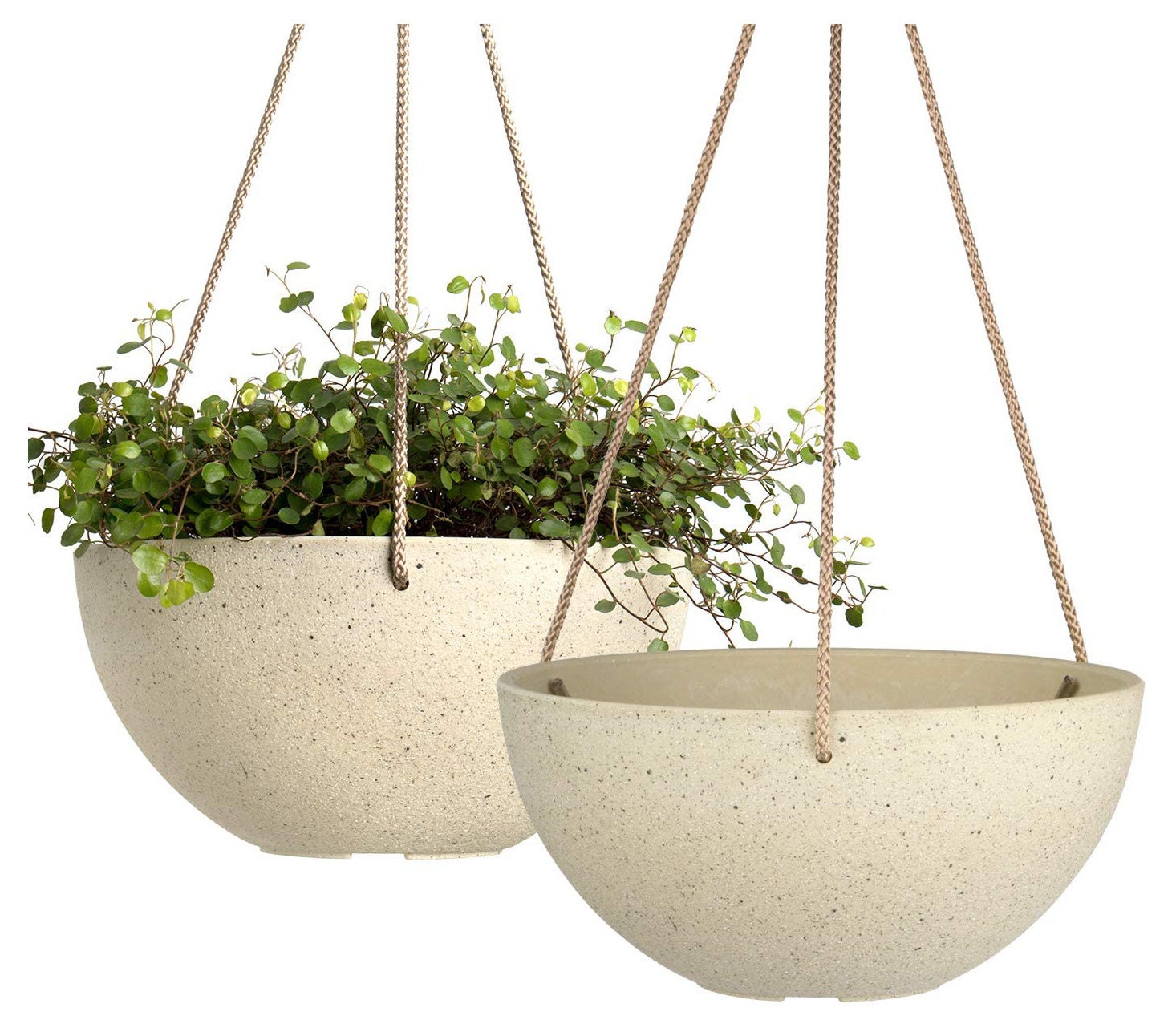 Set of 2 10 Inch Hanging Planter Plant Pots Planters Plants Etsy
