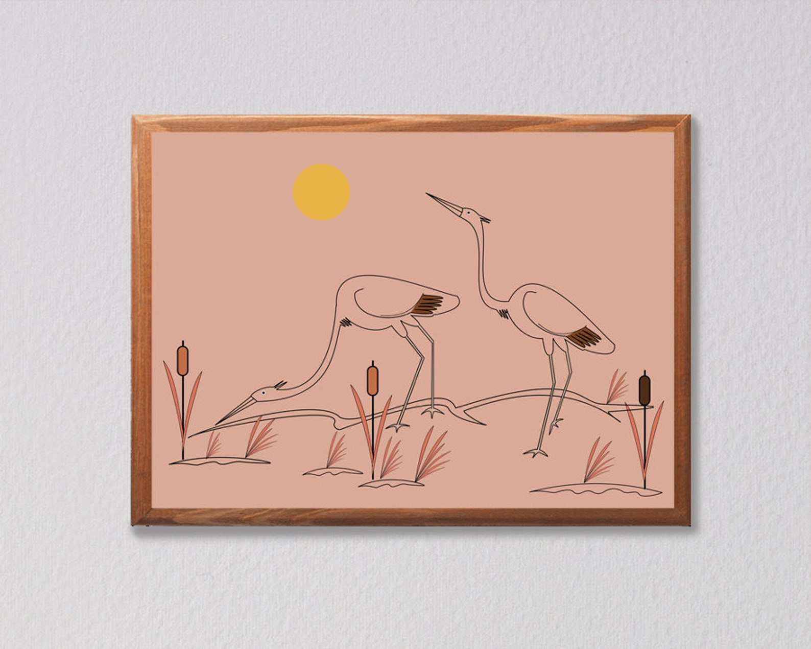 Natural Digital Art Abstract Boho Art Boho Home Decor Etsy