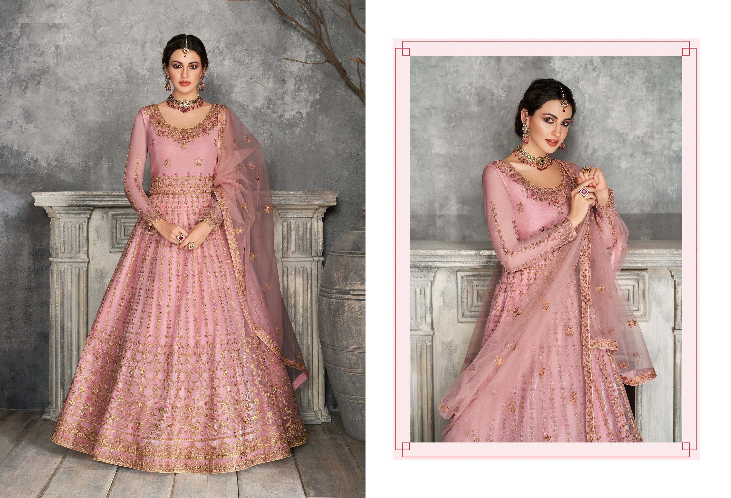 butterfly net gown design