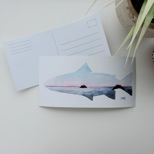 Carte postale ouananiche