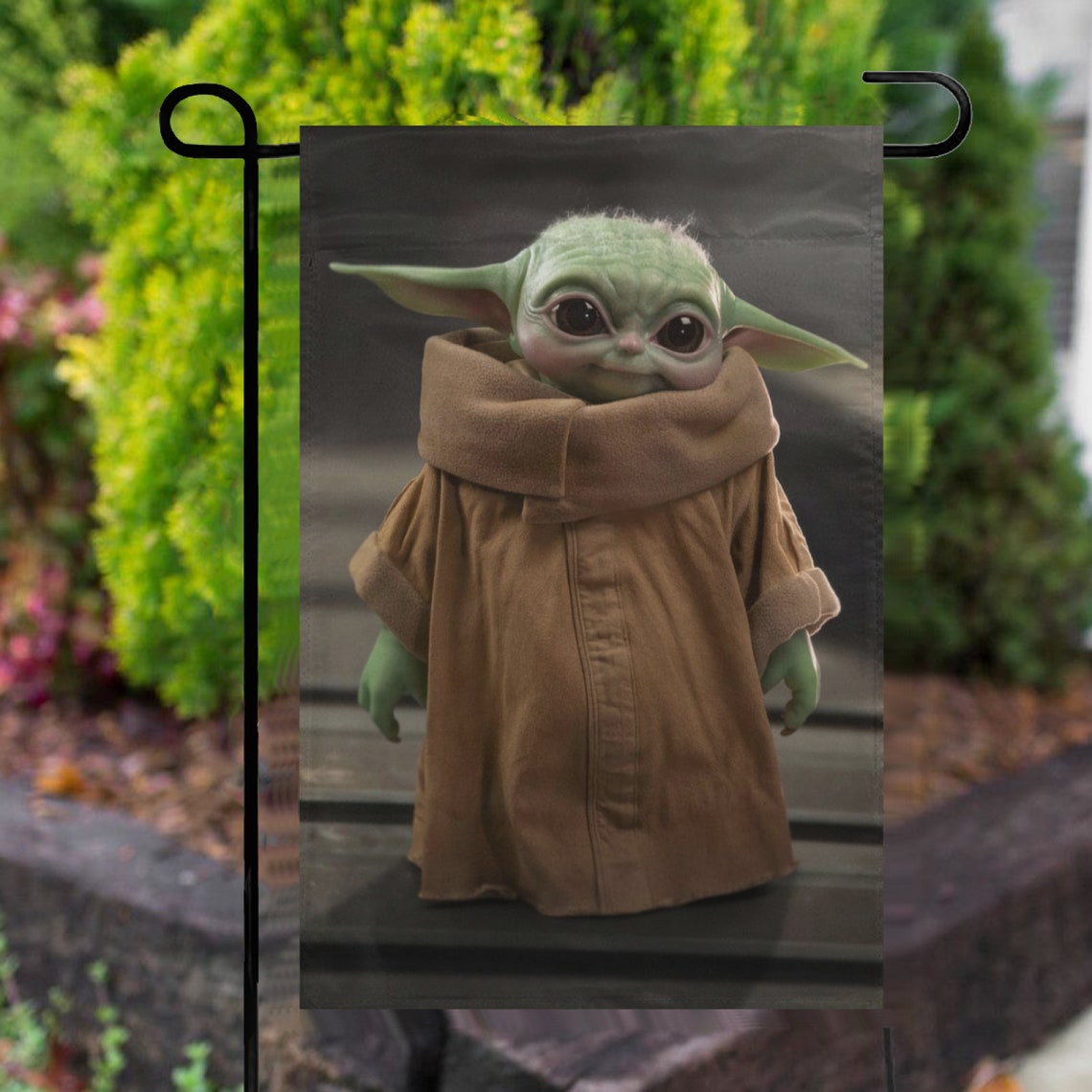 Baby Yoda Garden Flag Star Wars Master Yoda Warming gift