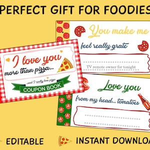 Regalo de aniversario divertido para él, su, marido, novio, esposa, novia, cupón, último minuto DIY vale de regalo de la tarjeta de libro divertido, editable imprimible imprimible