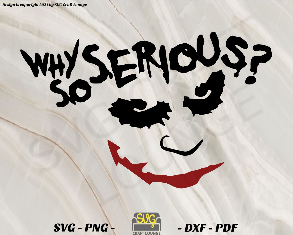 Joker Smile SVG Cut File sayings Digital Download | Etsy